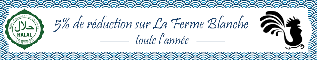 5 % toute l'année de promotion sur La ferme blanche 5 % toute l'année de promotion sur La ferme blanche